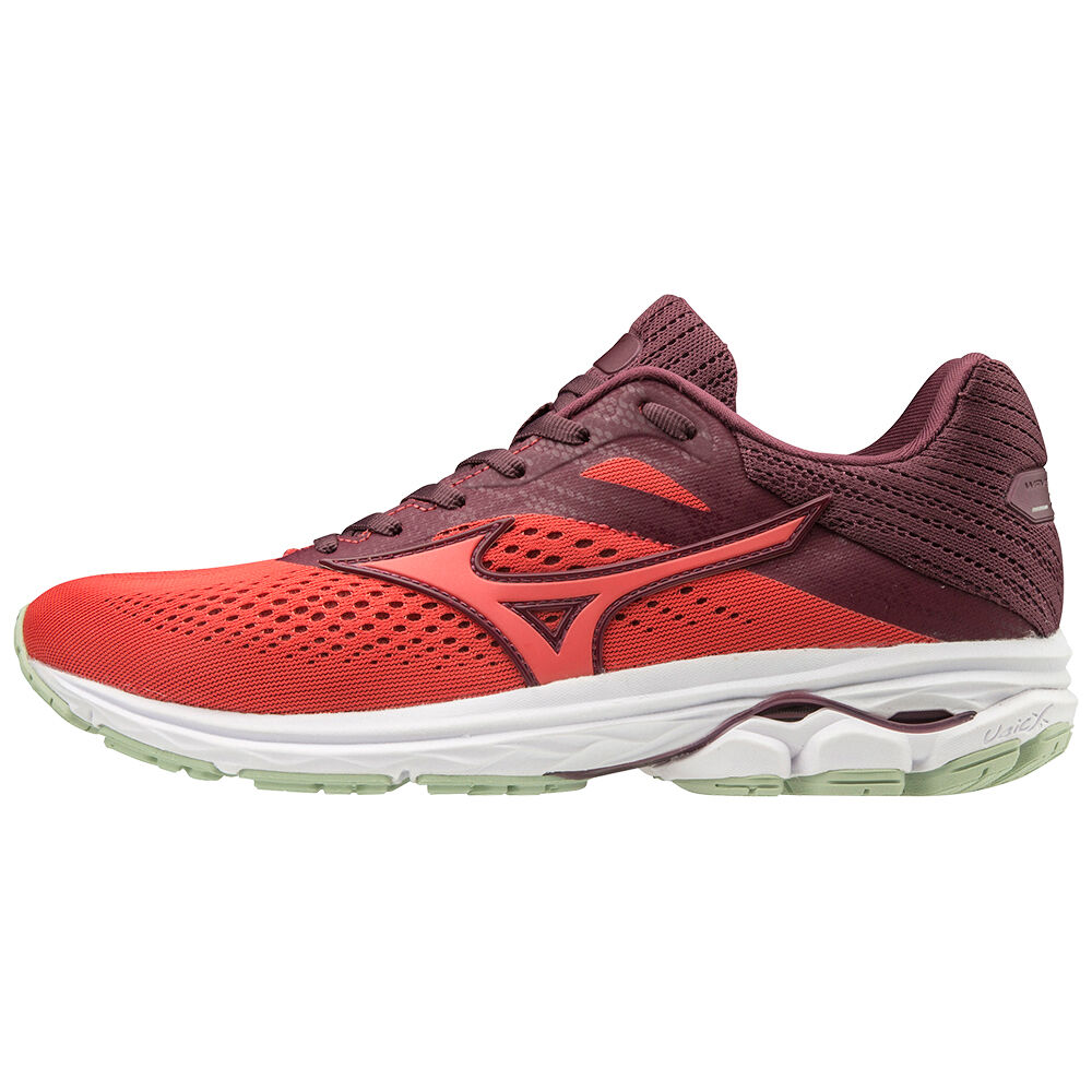 Tenis Para Correr Mizuno WAVE RIDER 23 Para Mujer Rojos/Vino 7684315-BG